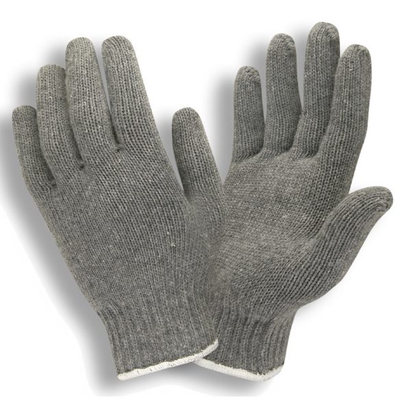 Gloves Brown Jersey Heavy Weight Knit Wrist Men's Large CORDOVA 1 Pair 