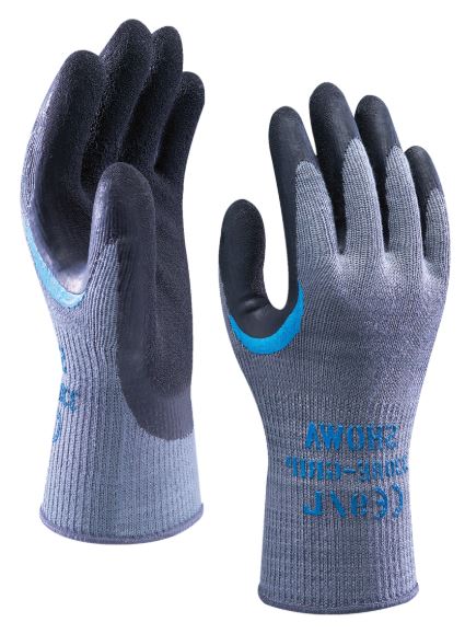 Showa Atlas 341 OptiGrip Work Glove with Rubber Coated Palm Size XL - 12  Pack - 4J Hose and Supply