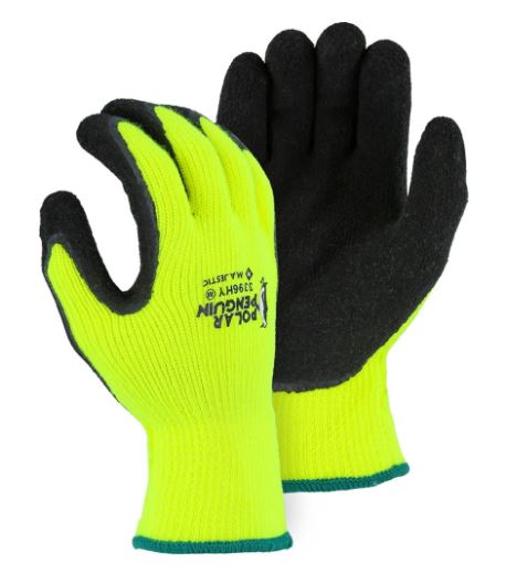 11 Portwest A140 Thermal Latex Palm Coated Grip Glove GREEN 2XLarge*** 