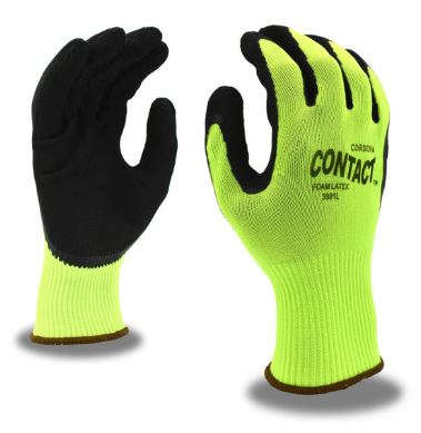 Gripsterr High-Visibility Etched Rubber-Coated Palm Gloves - 300NBE, Ritz  Safety