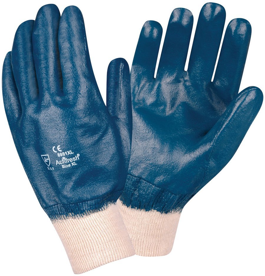 Cordova 6981L Brawler II Premium Supported Nitrile Gloves, F