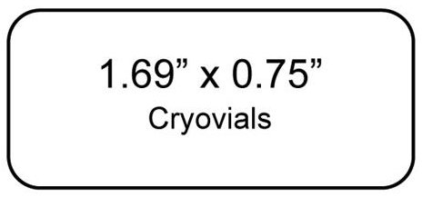Pack of 2000 Diversified Biotech CRTH-1128 Thermal Transfer Cryo-Babies Label 1 Core Diameter 1.28 Length Pack of 2000 Inc. 0.50 Width 1.28 Length 1 Core Diameter 0.50 Width 